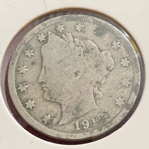 Antique 1912 Liberty Head “V” Nickel